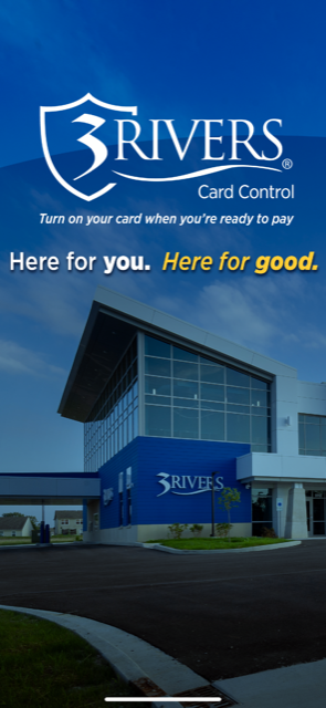 3Rivers Card Control - Launch Screen
