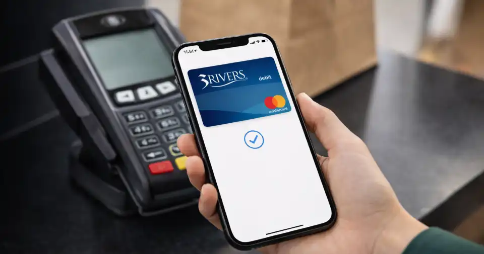 3Rivers Mobile Wallet, Tap 3Rivers Digital Card to Card Reader
