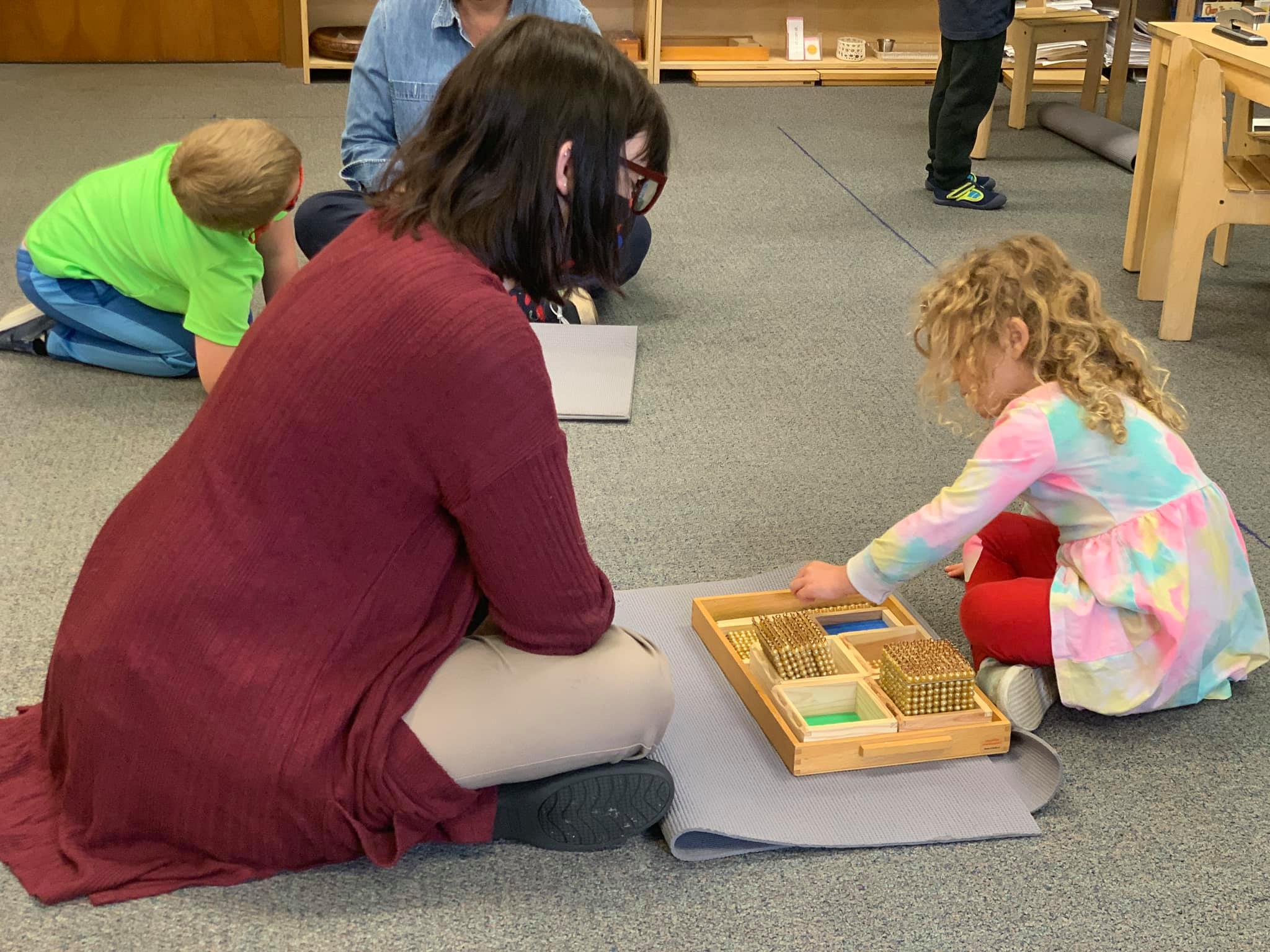 Southwest Montessori Academy Instructor and Student