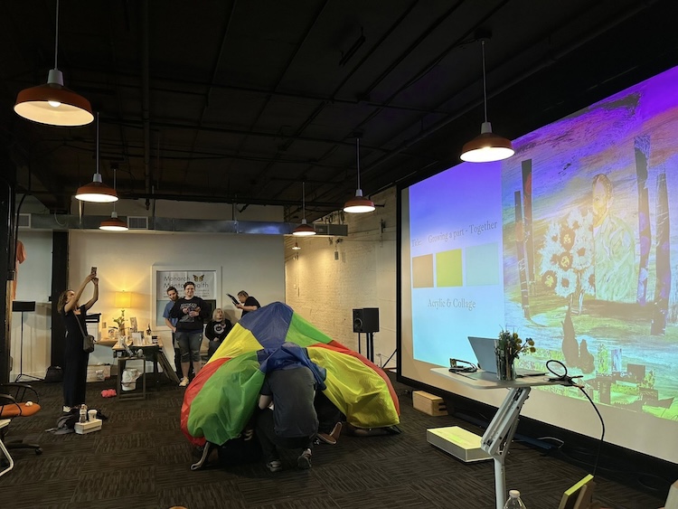 A group activity at The Journey